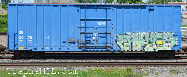 Car/wagon LW9078 right side / coté droit